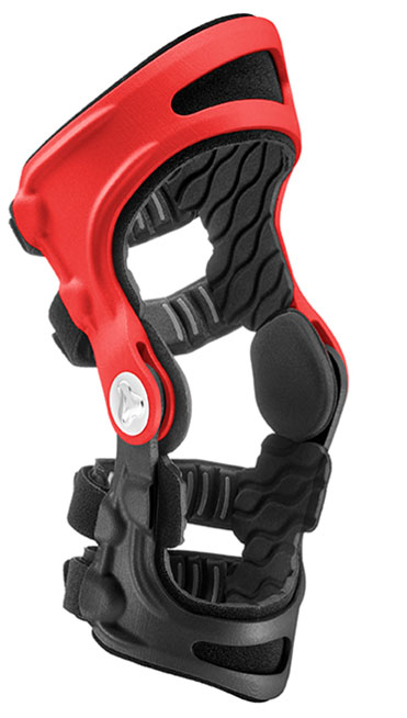 Side view of a knee brace for knee pain and ligament injuries