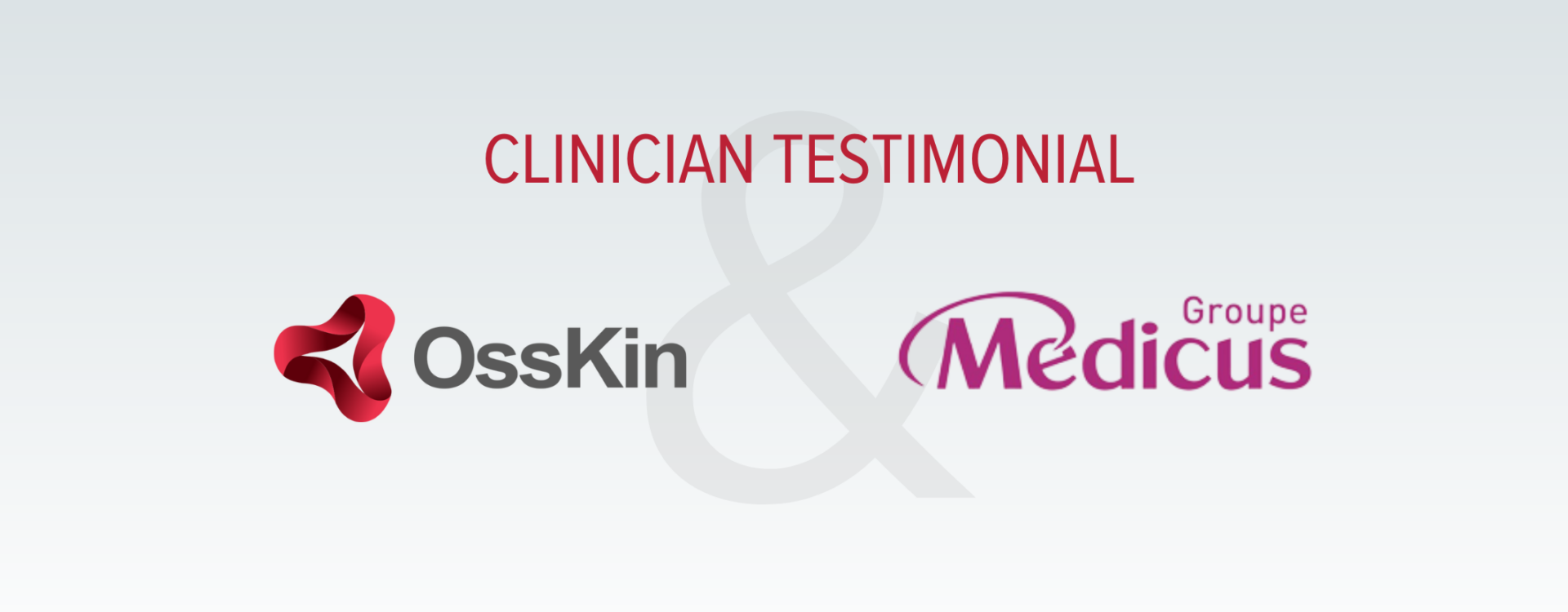 Clinician testimonials Medicus group